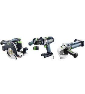 Festool - Kit Combo sans fil charpente HKC 55/TPC 18/AGC 18/TB 137