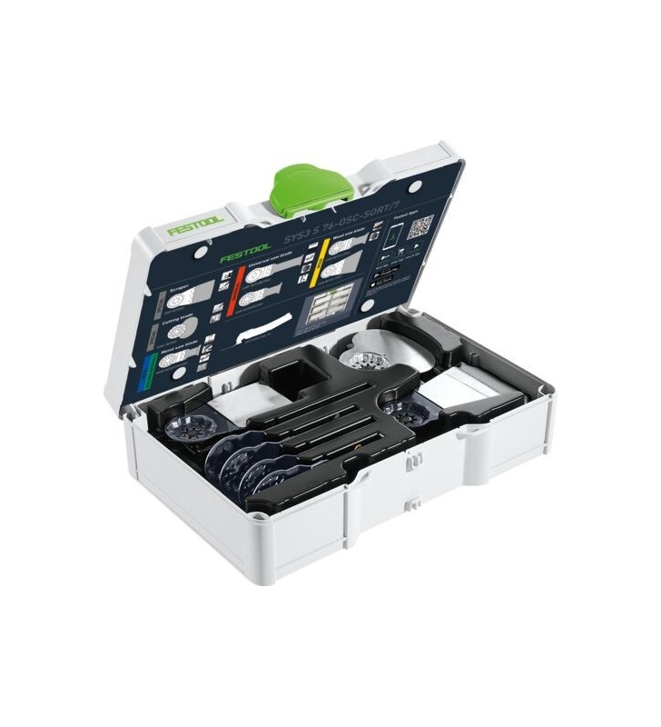 Festool - Kit de lames de scie pour scie oscillante SYS3 S 76-OSC-SORT/7