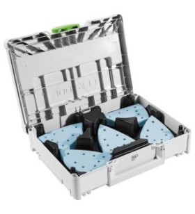 Festool - Systainer³ d'abrasifs SYS-STF DELTA GR-Set Granat