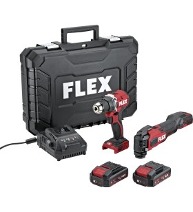 FLEX - DD LD+MT 18-ECTC/2.5 Set - DUO pack 18V Perceuse-visseuse + outil multifonction