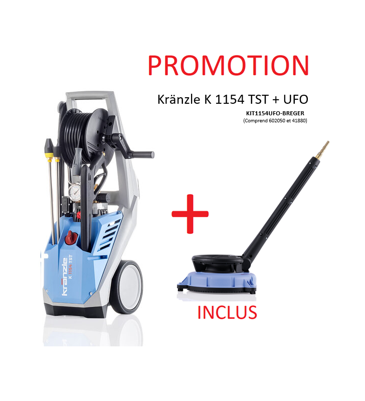 KRÄNZLE - Nettoyeur K1154TST + Brosse rotative UFO