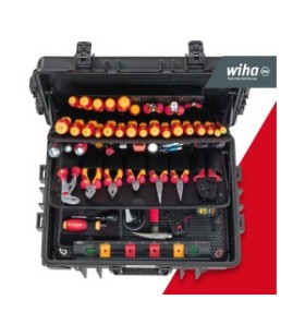 WIHA Caisse à outils XXL II electric 116 pcs 9300-704