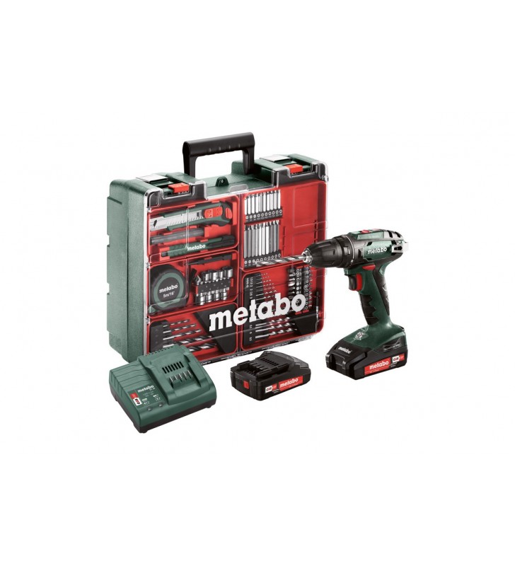 Metabo - Perceuse-visseuse sans fil BS 18 Set