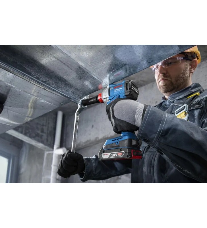 BOSCH - Kit 18V avec 3 outils : GSR + GDX + GBH + 3x5.0Ah + GAL 12V/18V-80 - 0615A50093