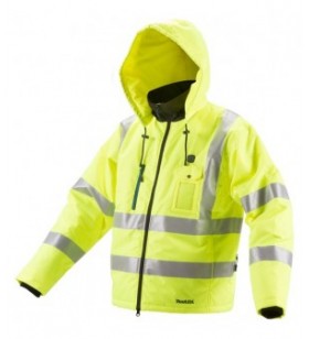 Makita - CJ106DZS - Blouson chauffant haute visibilité sur accu CXT