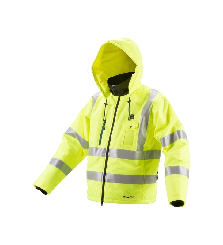 Makita - CJ106DZS - Blouson chauffant haute visibilité sur accu CXT