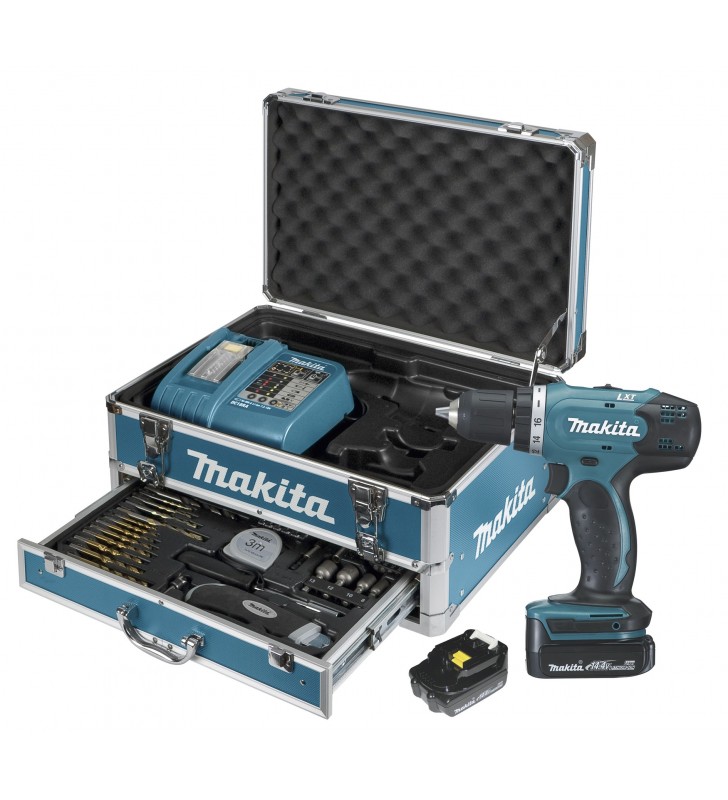 Makita - DDF343RYX2 - Kit combiné avec visseuse-perceuse 14,4 V