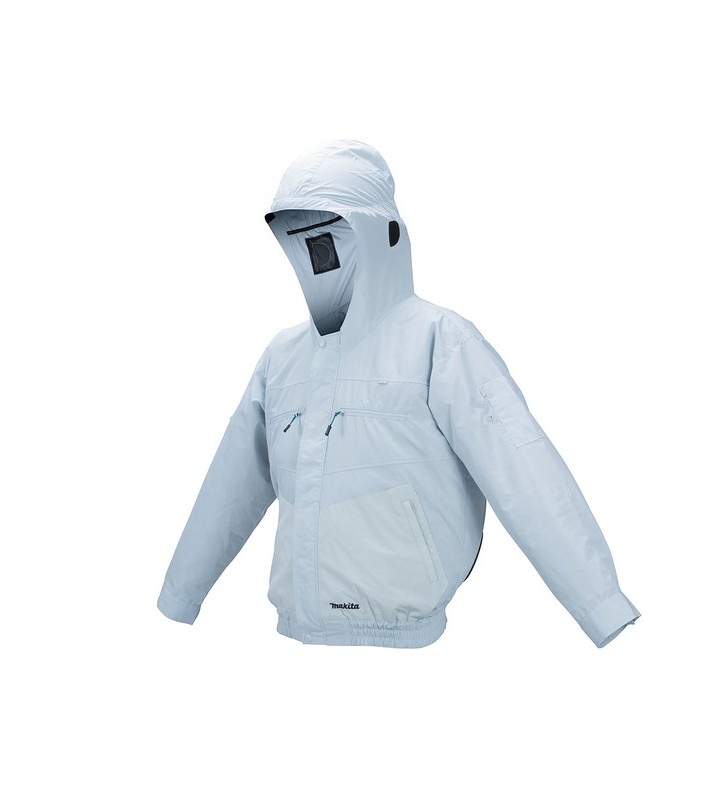 Makita - DFJ211ZL - Blouson ventilé avec capuche à batteries LXT & CXT 10,8V/14,4V/18V