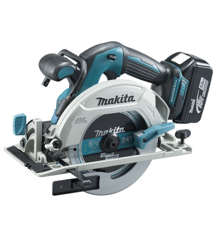 Makita - DHS680RTJ - Scie circulaire 165mm 18V