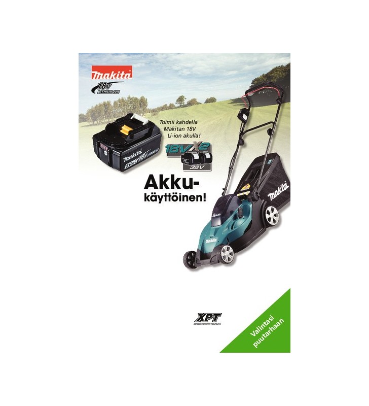 Makita - DLM431PT2 - Tondeuse à gazon 43cm 2x18V