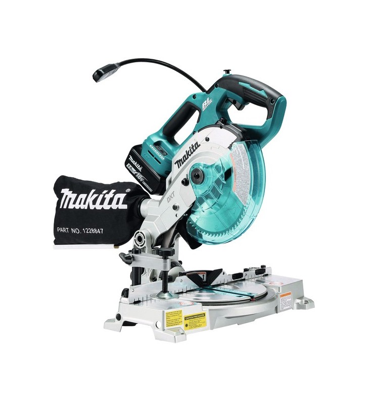 Makita - DLS600RTE - Scie à onglets radiale165mm 18V