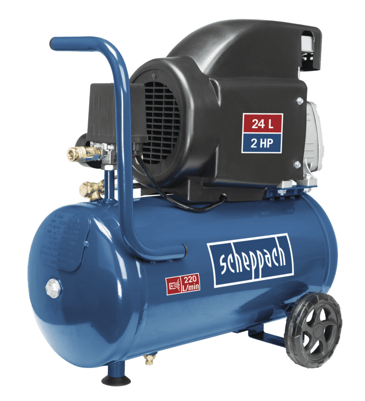 Compresseur HC26 scheppach - 230V 50Hz - 24L