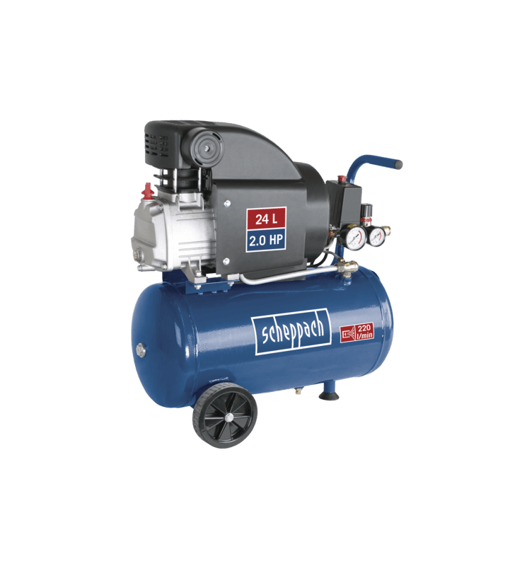 Compresseur HC26 scheppach - 230V 50Hz - 24L