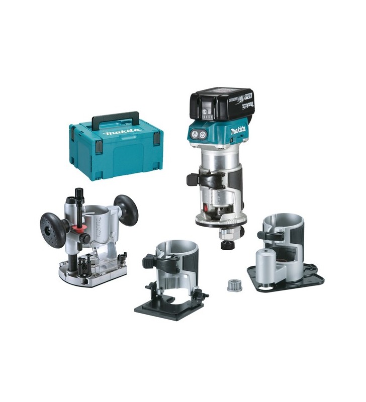 Makita - DRT50RTJX3 - Défonceuse/affleureuse 18V