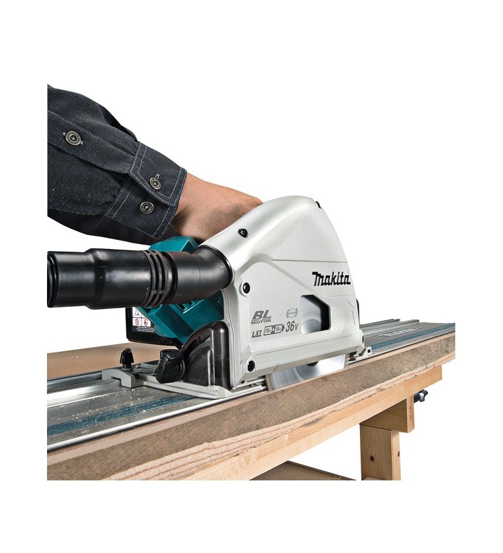 Makita - DSP600PT2J - Scie plongeante 165mm 2x18V