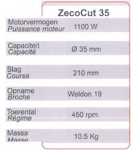 Perceuse magnétique ZecoCut 35