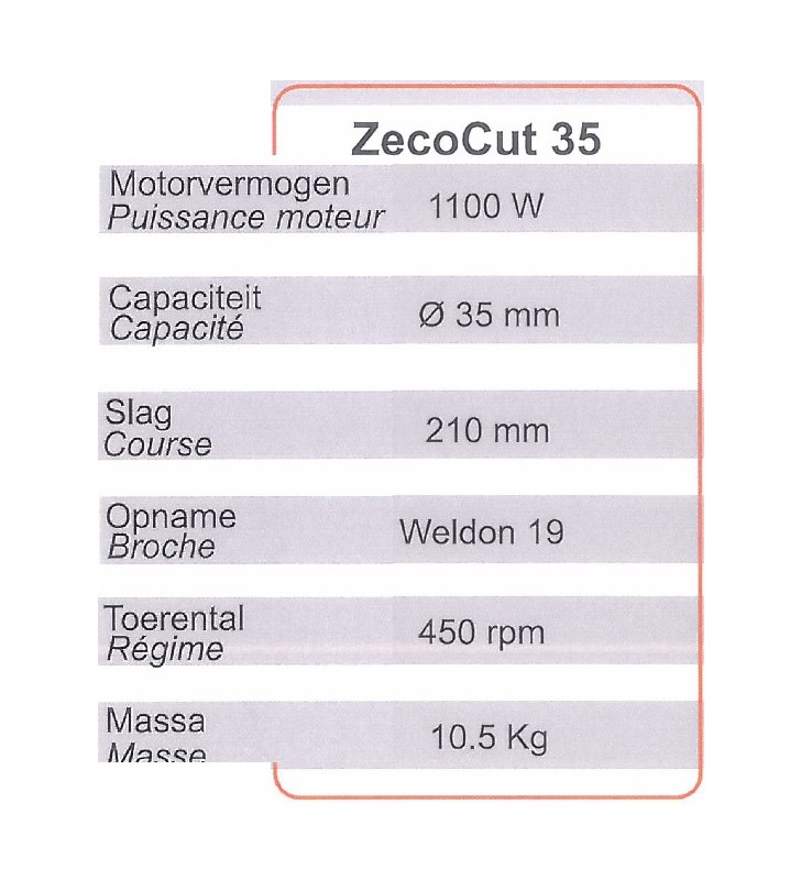 Perceuse magnétique ZecoCut 35