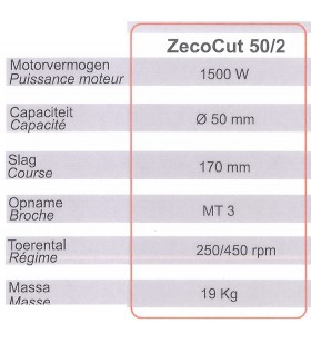 Perceuse magnétique ZecoCut 50-2