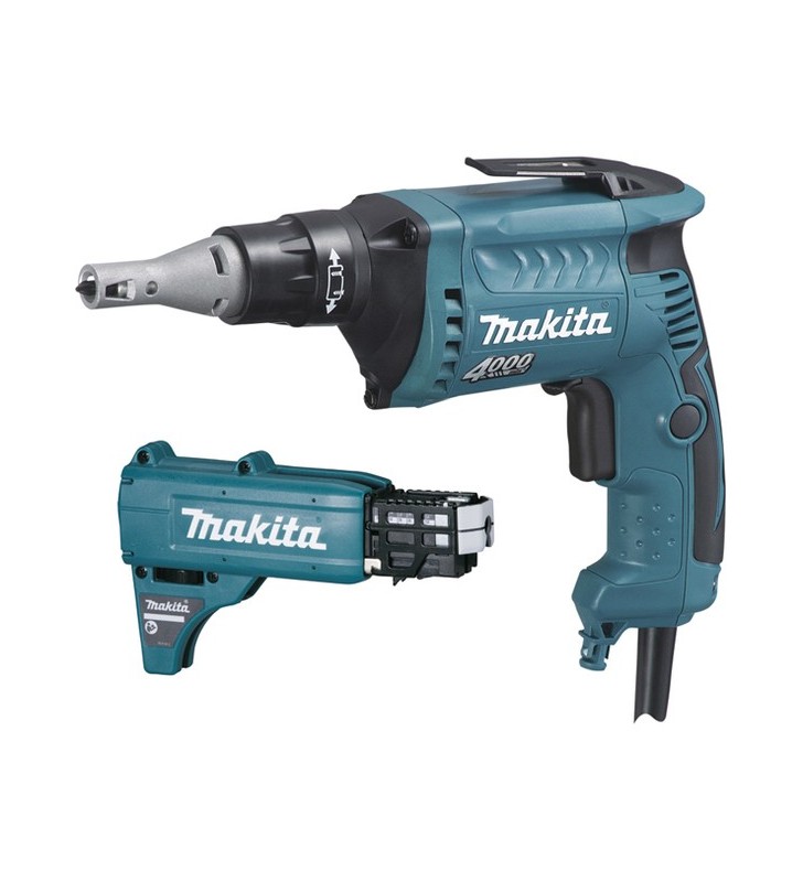 Makita - FS4000JX2 - Visseuse pour plaques de plâtre 570W avec adaptateur pour vis à bande