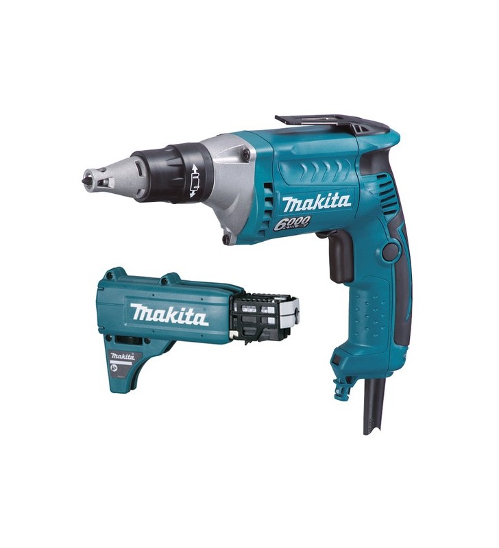 Makita - FS6300RJX2 - Visseuse pour plaques de plâtre 570W + adaptateur pour vis à bande