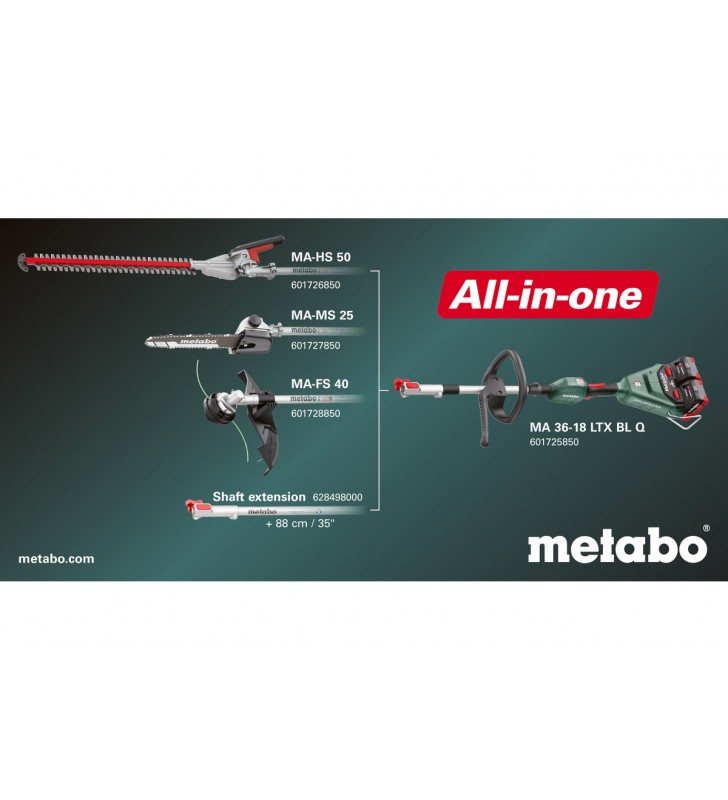 copy of Metabo - MA 36-18 LTX BL Q multifonctions jardin 18V