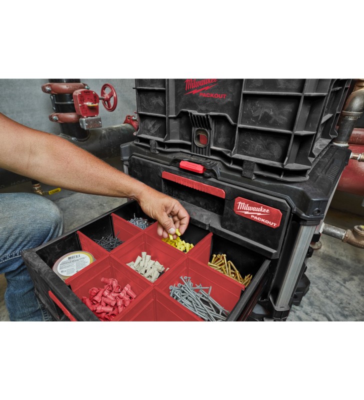Milwaukee - 4932472130 -  Coffret 3 tiroirs PACKOUT™