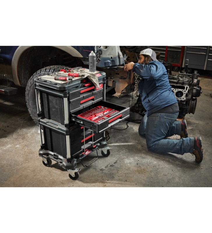 Milwaukee - 4932472130 -  Coffret 3 tiroirs PACKOUT™
