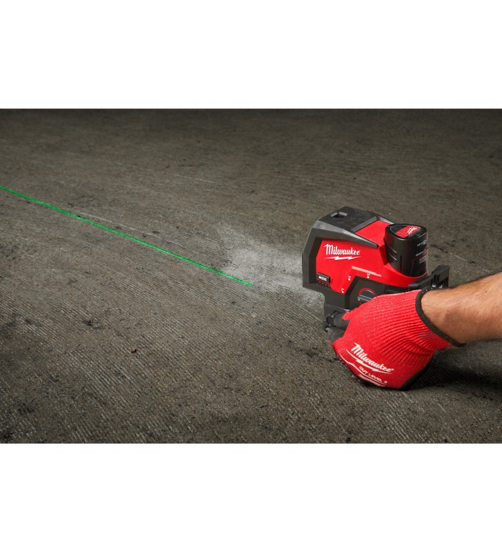 Milwaukee - 4933478101 -  M12™Laser vert 2 lignes avec aplomb