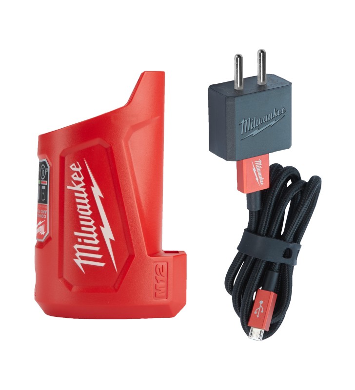 Milwaukee - 4932459450 - Chargeur et adaptateur compact M12™
