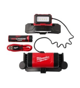 Milwaukee - 4933479902 - Lampe frontale Bolt rechargeable USB, 4V, 600 lumens.