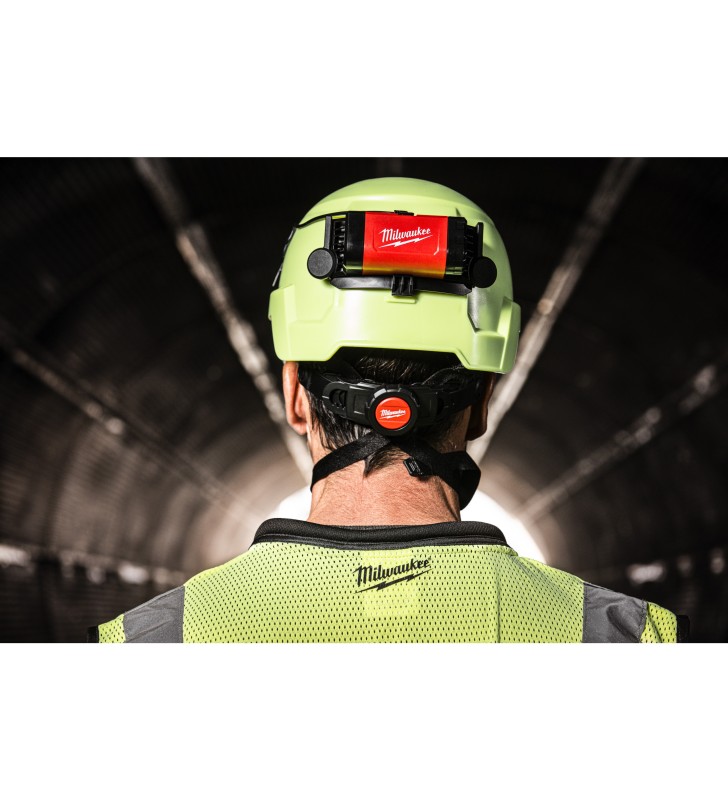 Milwaukee - 4933479902 - Lampe frontale Bolt rechargeable USB, 4V, 600 lumens.