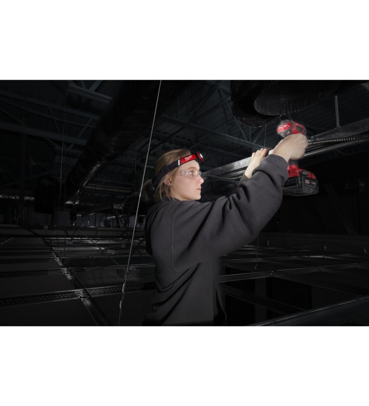 Milwaukee - 4933479767 - Lampe frontale rechargeable 600 lumens compatible casque