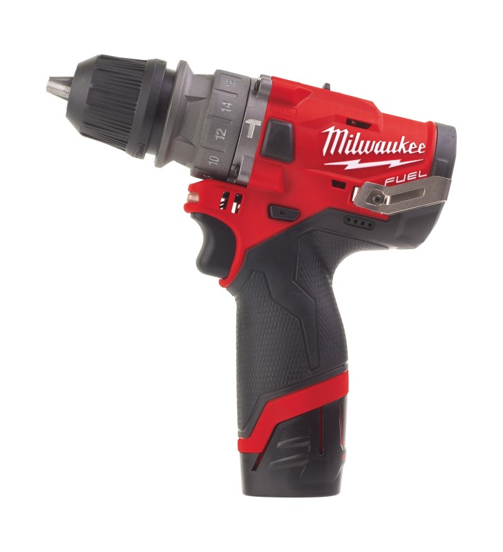 Milwaukee - 4933464136 - M12 FUEL™ Perceuse à percussion 6 en 1 avec mandrins amovibles