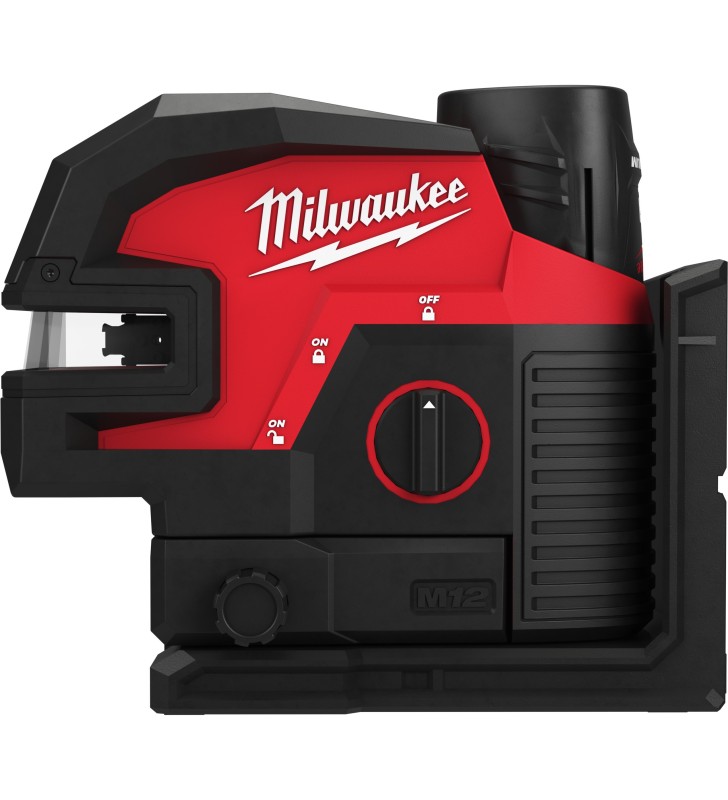 Milwaukee - 4933479203 - M12™ Laser vert 2 lignes 4 points