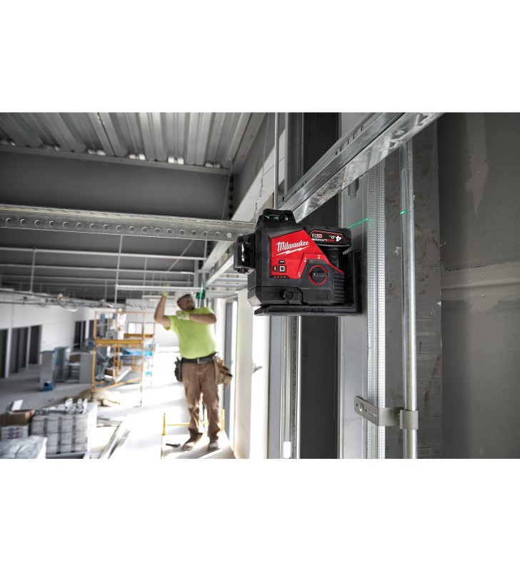 Milwaukee - 4933478102 - M12™ Laser vert 3 lignes 360°