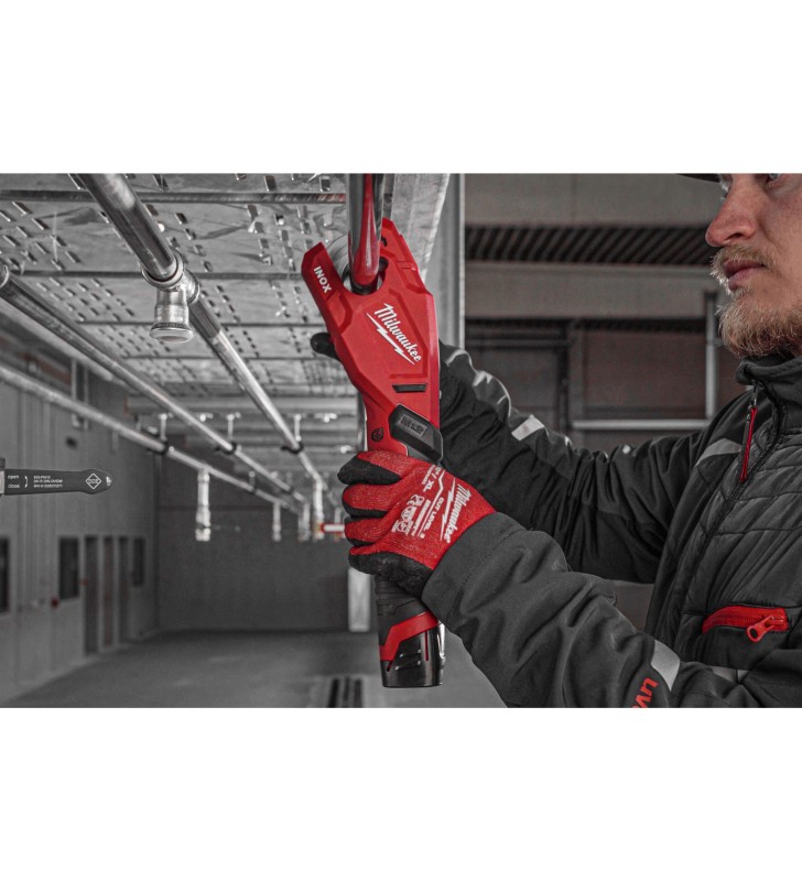 Milwaukee - 4933479242 - M12™ RAPTOR™ Coupe tube acier inoxydable