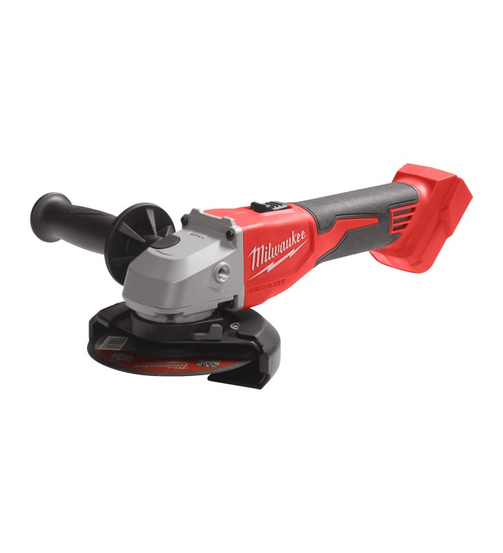 Milwaukee - 4933492643 - M18 Brushless Meuleuse d'angle avec interrupteur coulissant 125  mm