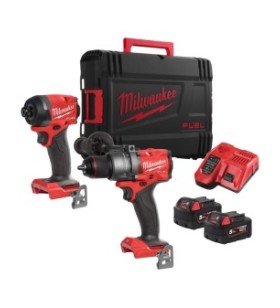 Milwaukee - 4933480873 - M18 FUEL Powerpack Perceuse / Visseuse à chocs