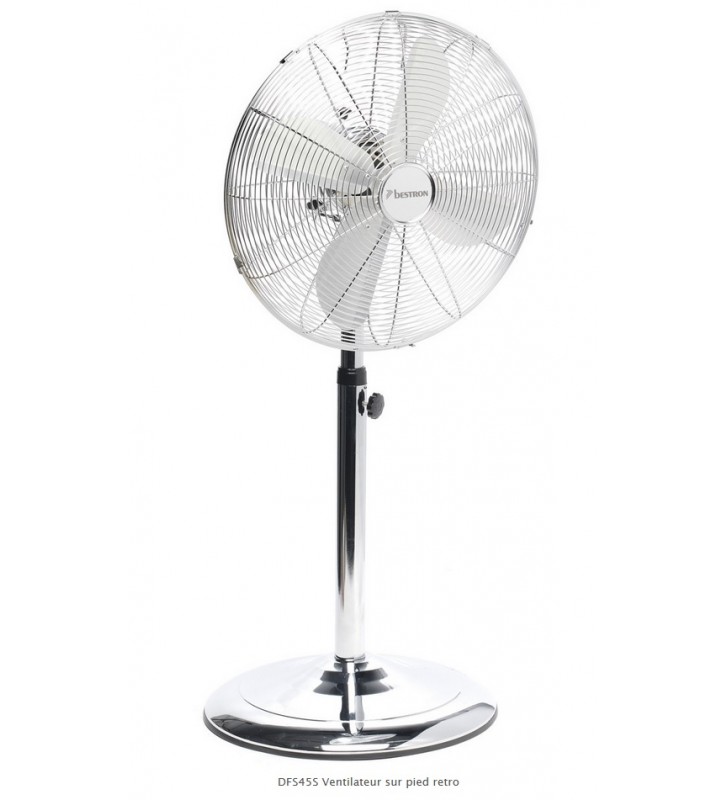 Ventilateur sur pied retro 45cm BESTRON DFS45S