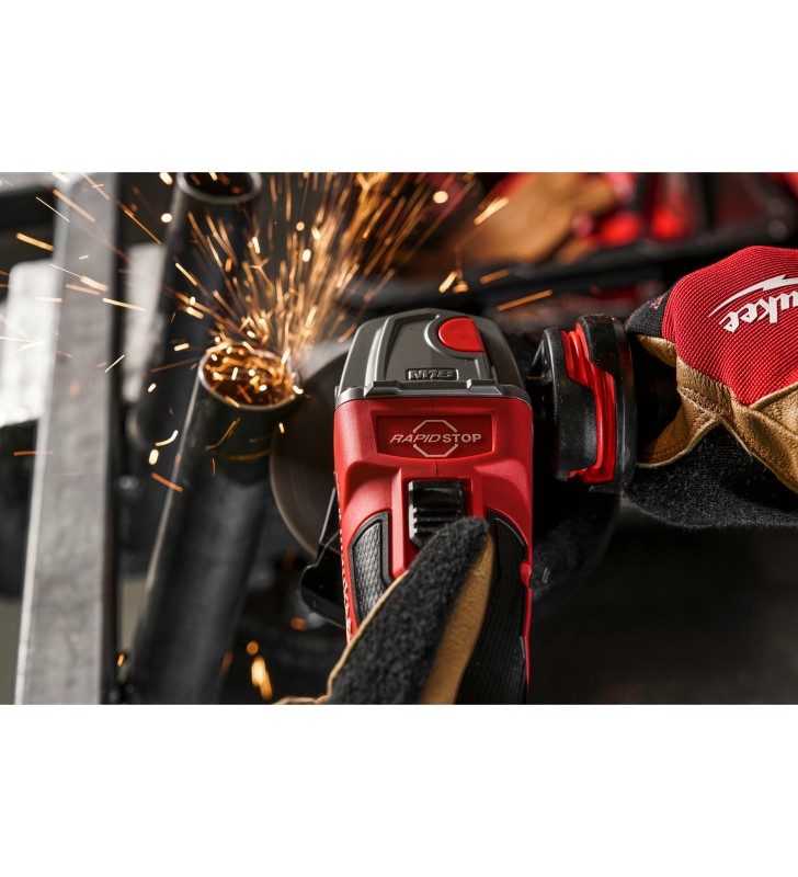 Milwaukee - 4933478430 - M18 FUEL™ Meuleuse d'angle 125 mm avec interrupteur coulissant et frein