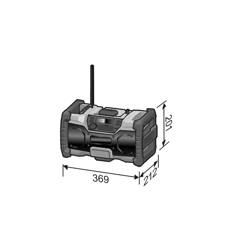 Radio de chantier RD - 10.8/18V - FLEX