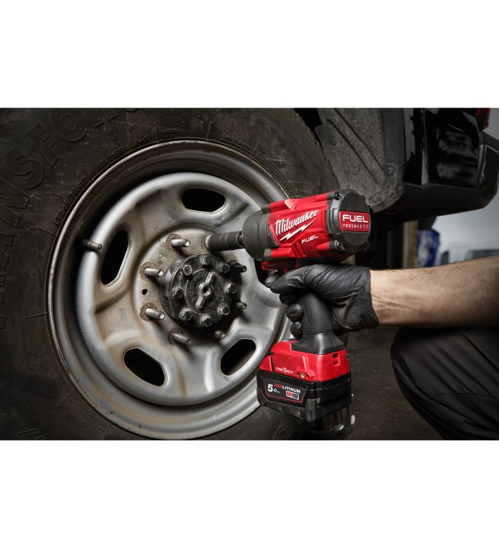 Milwaukee - 4933478405 - M18 FUEL™ ONE-KEY™ Boulonneuse ½″ à nez long avec fixation O'Ring et régulation électronique