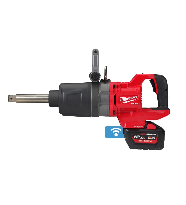 Milwaukee - 4933471756 - M18 FUEL™ ONE-KEY™ Boulonneuse 1″ à poignée D et nez long avec fixation O'Ring