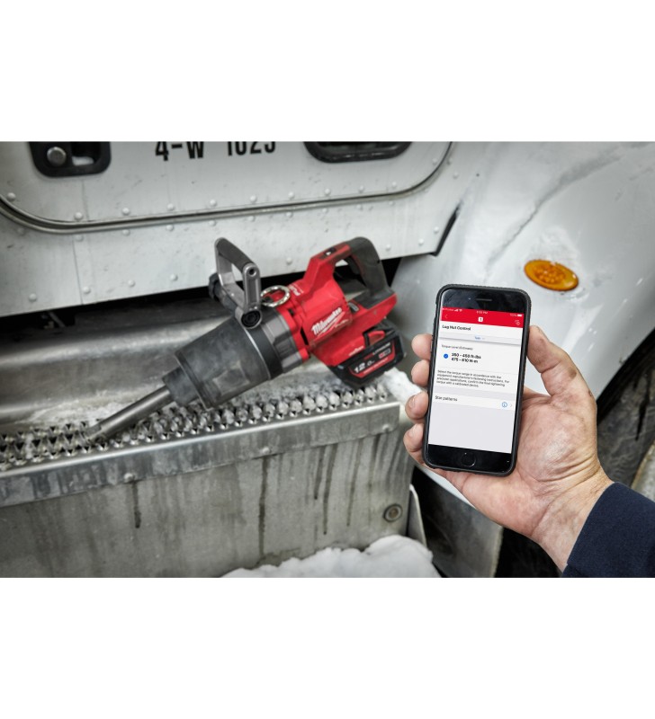 Milwaukee - 4933471756 - M18 FUEL™ ONE-KEY™ Boulonneuse 1″ à poignée D et nez long avec fixation O'Ring