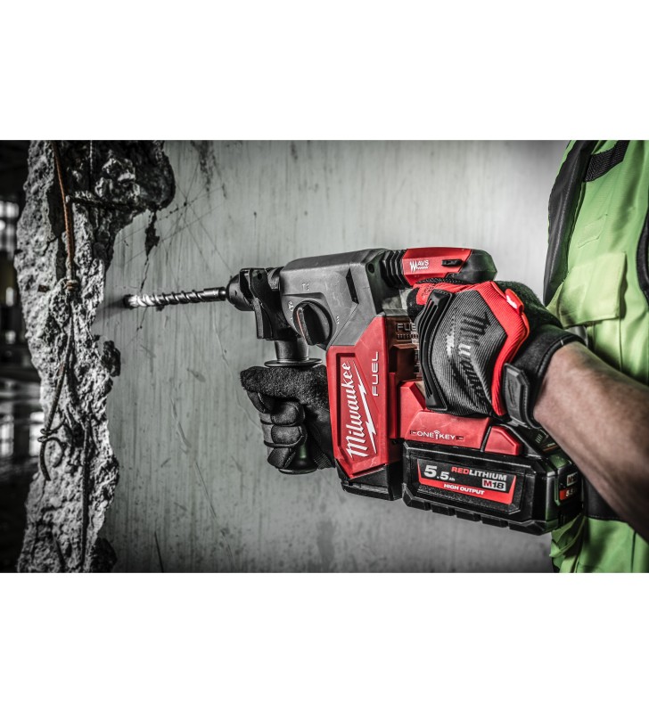 Milwaukee - 4933478504 - M18 FUEL™ PERFORATEUR SDS-PLUS 26 MM - 4 MODES AVEC MANDRIN FIXTEC™ ET ONE-KEY™