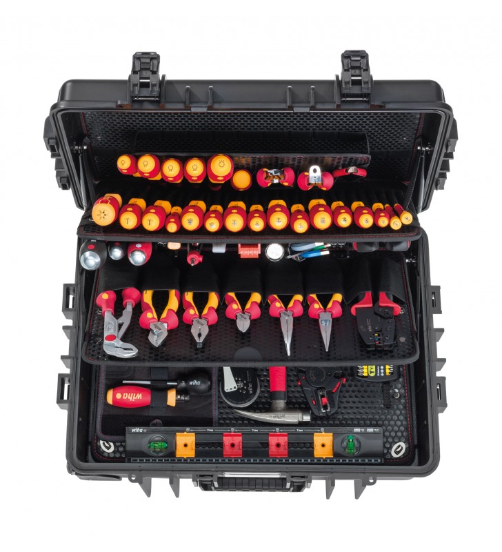 Wiha Kit d'outils d'électricien Competence XXL II 115 pièces 42069