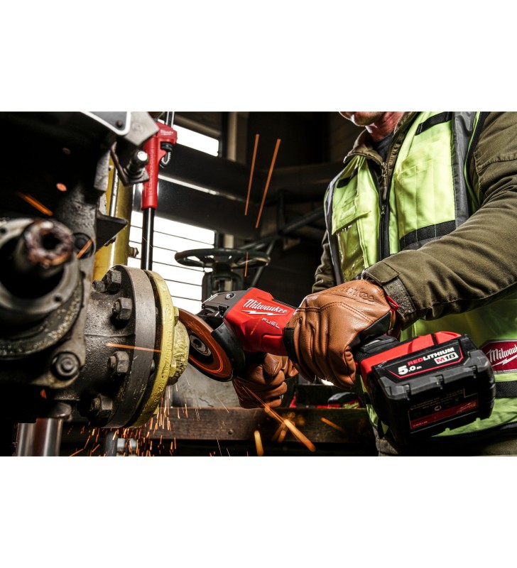 Milwaukee - 4933478437 - M18 FUEL™Meuleuse d'angle 125 mm avec variateur, interrupteur "Homme Mort" et frein