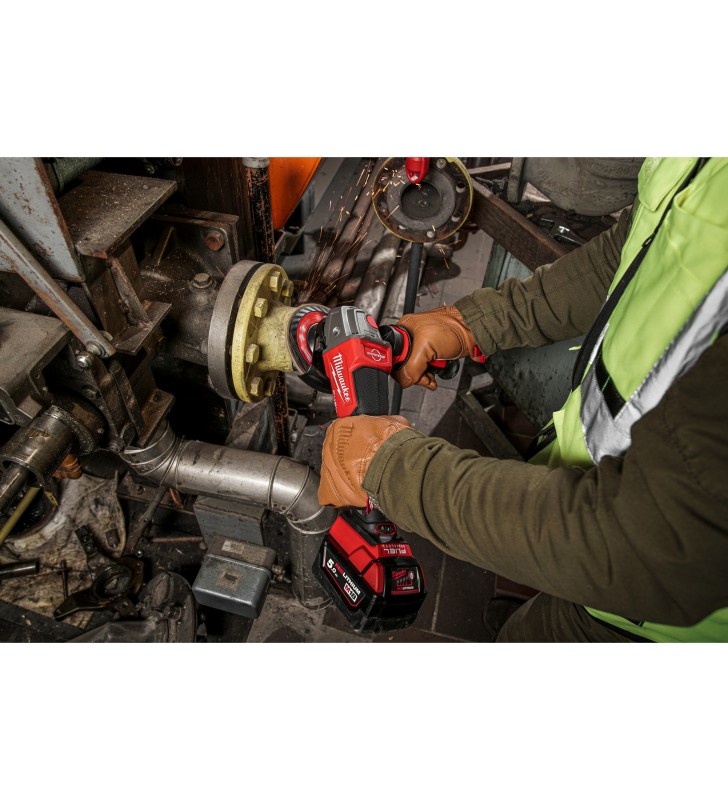 Milwaukee - 4933478437 - M18 FUEL™Meuleuse d'angle 125 mm avec variateur, interrupteur "Homme Mort" et frein