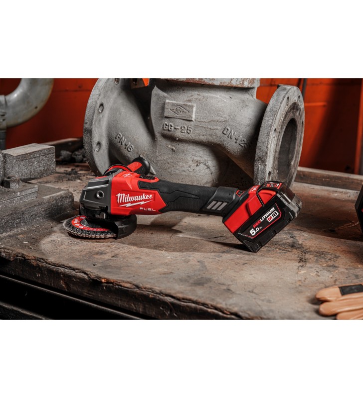 Milwaukee - 4933478436 - M18 FUEL™Meuleuse d'angle 125 mm avec variateur, interrupteur coulissant et frein
