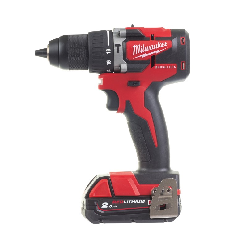 Milwaukee - 4933464320 - M18™  BRUSHLESS Perceuse à percussion compacte